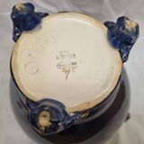 Choisy le Roi earthenware vase, Carrier Belleuse