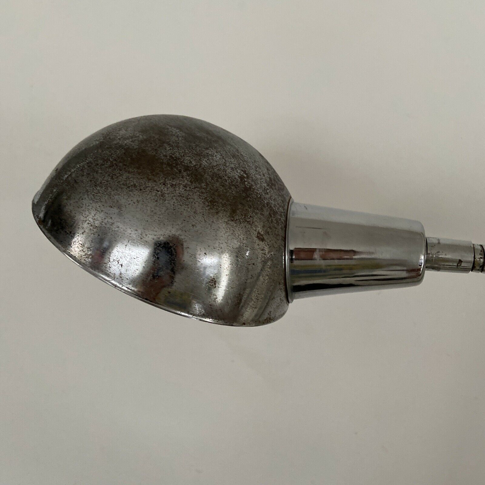 Workshop lamp with flexible arm vice attachment 50s