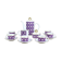 Mid Century Freiberger porcelain diamond, espresso tableware