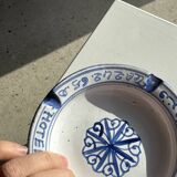 Blue and white ashtray from the Sofia Hotel in Fes D13