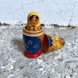 3 Russian matryoshka dolls