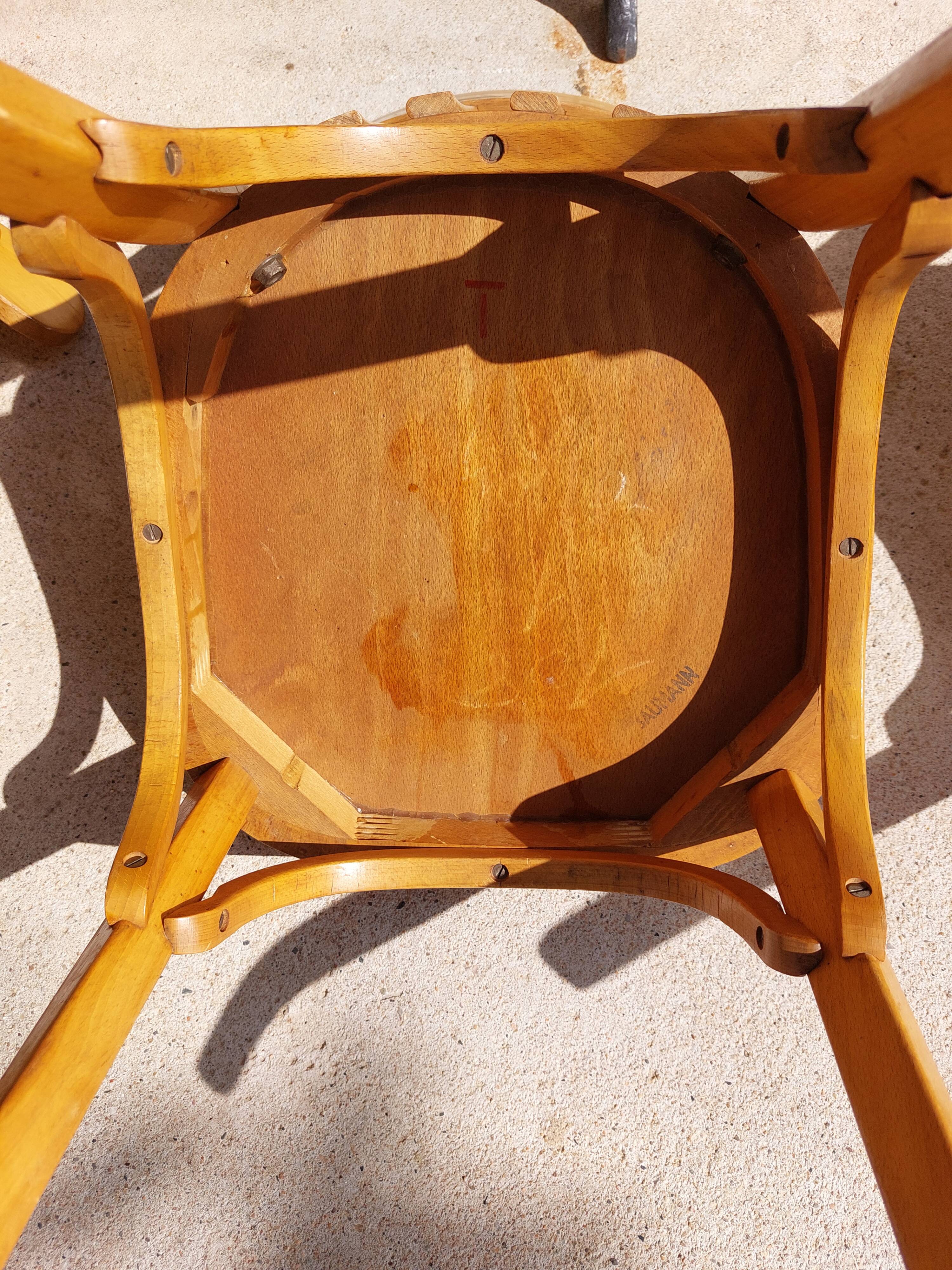4 vintage Baumann bistro chairs