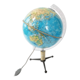 Vintage luminous globe 1950