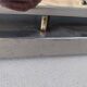 Pair of vintage 1930s Art Deco chrome-plated metal mirrors - 103 x 60 cm