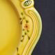 Provençal earthenware by Poet Laval France Vintage Deep Plate