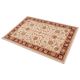 Oriental carpet 1.6x2.3 m in beige and red wool