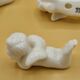 12 porte-couteaux vintage en porcelaine figurant des chérubins