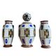 Set Of Vases Art Deco De La Faïencerie Wasmuël