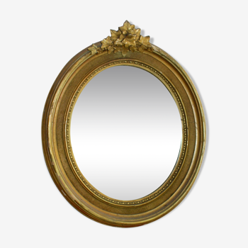 Miroir ancien dit marquise - 40x35cm