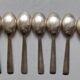 7 classic silver-plated teaspoons