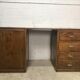 Vintage desk / writing table Old wooden desk 158 x 60 x 80 h