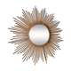 Vintage sun mirror - Rattan mirror