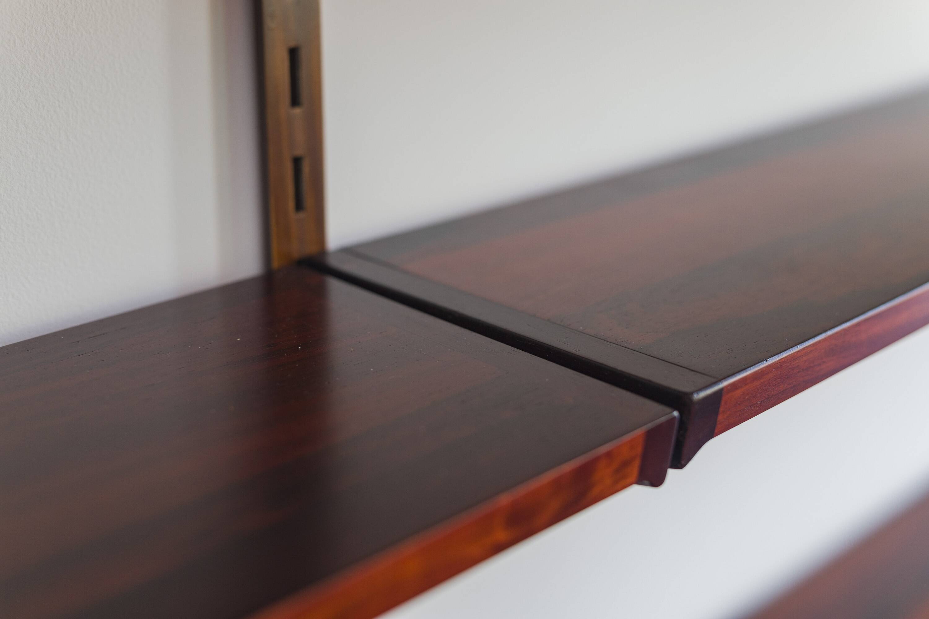 Rosewood Modular Wall Unit by Kai Kristiansen for FM Møbler, 1960s