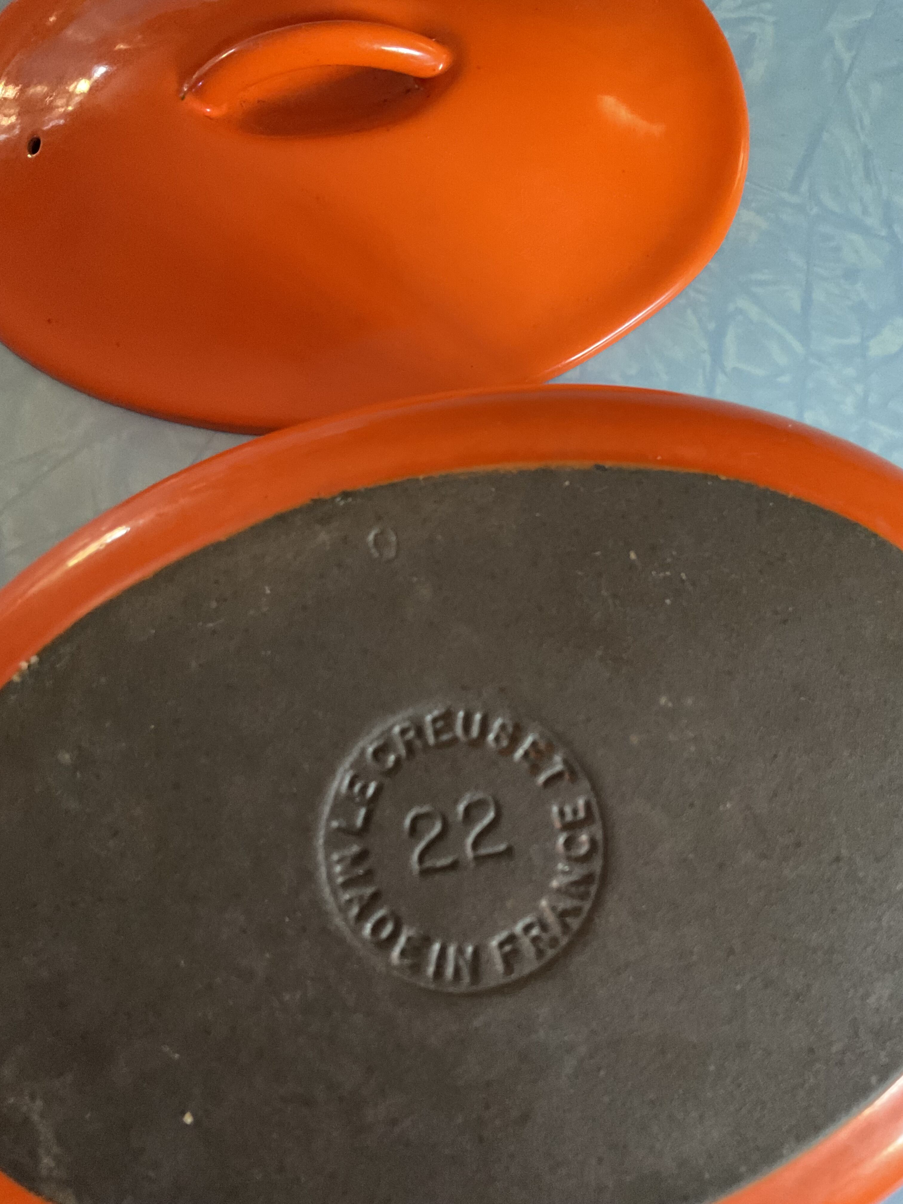 Cocotte Le Creuset Futura Rouge 30cm - Fonte Naturelle Vintage - Occasion