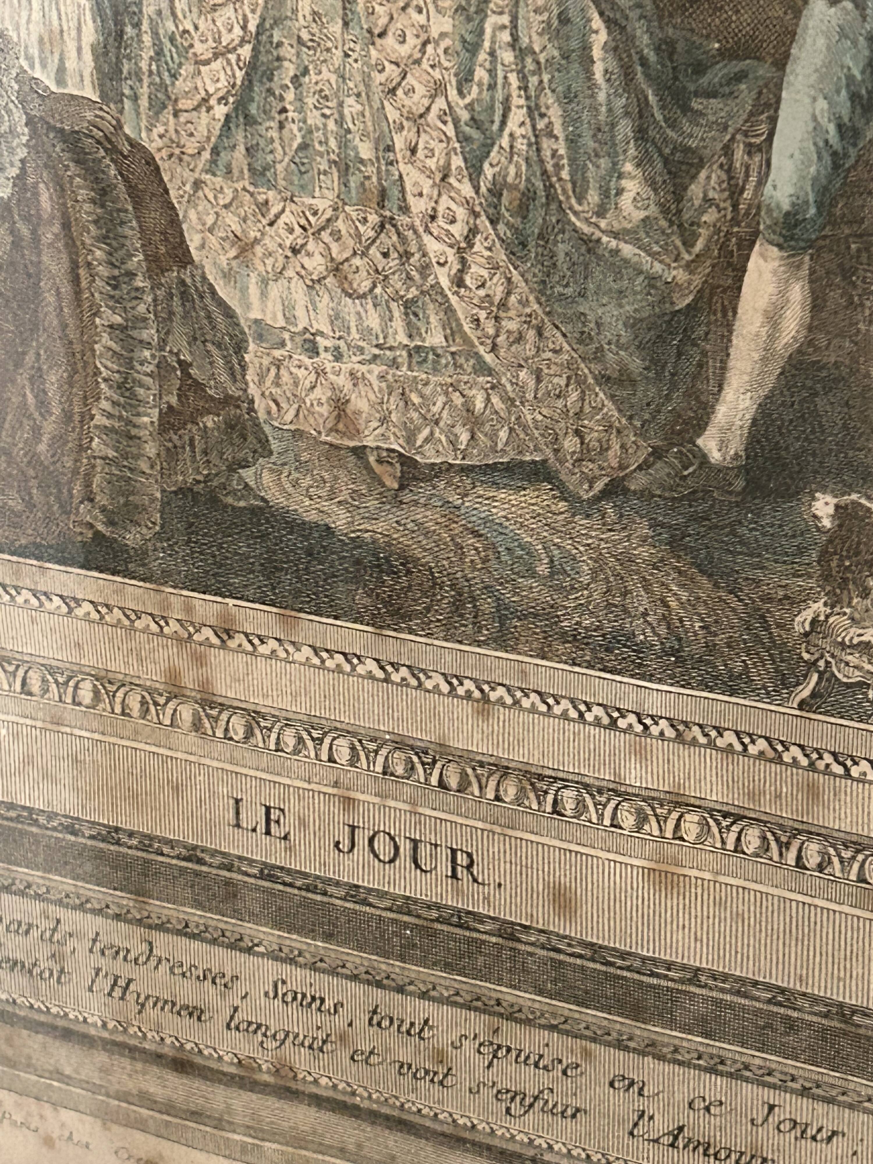 Louis XVI style trumeau mirror, 19th century.