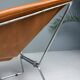 Pierre Paulin AP-14 cognac leather armchair for A. Polak, 1955