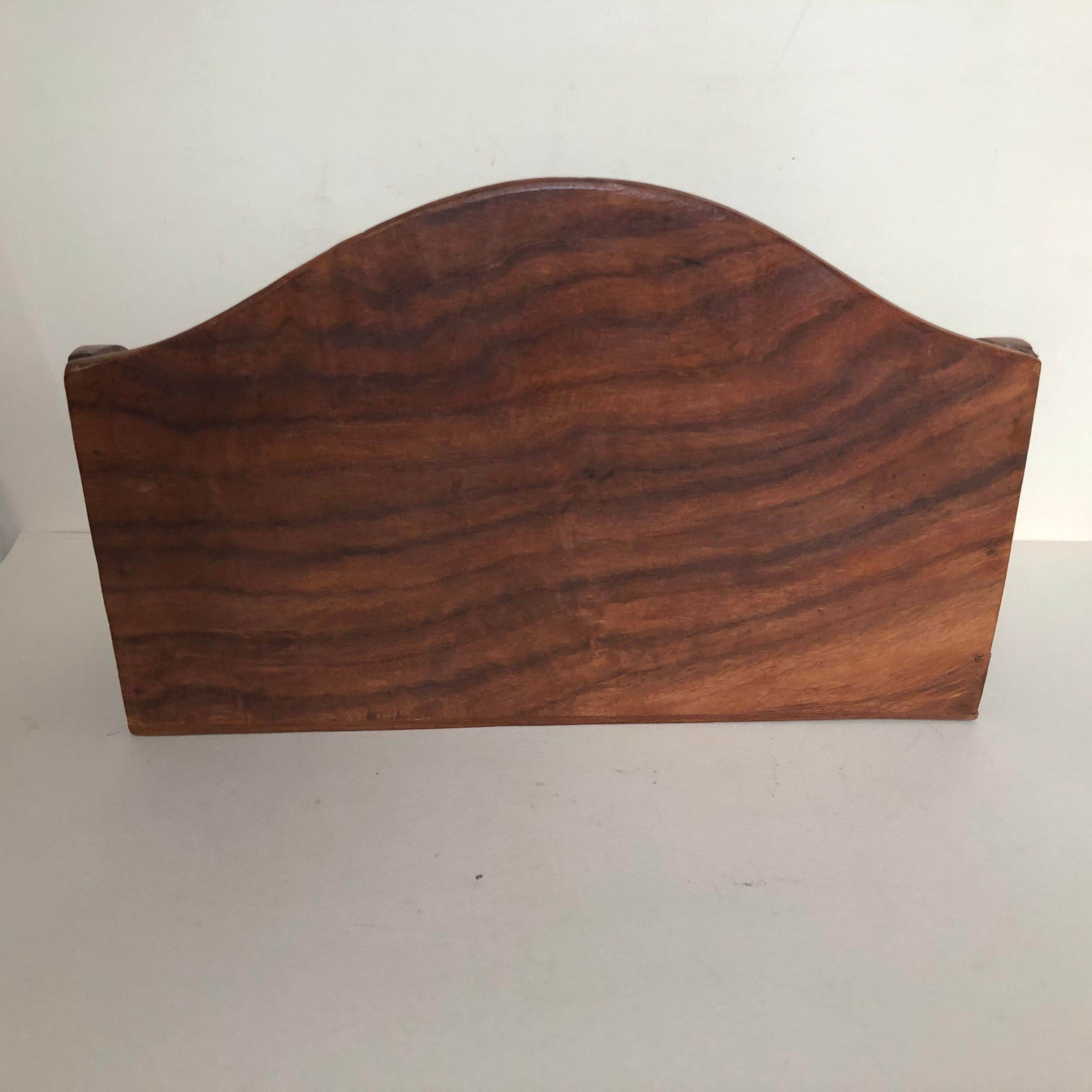 Wooden mail holder