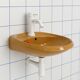 Lavabo moutarde de Keramag Keravit, 1980
