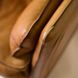 Vintage leather sofa Maison Roche et Bobois