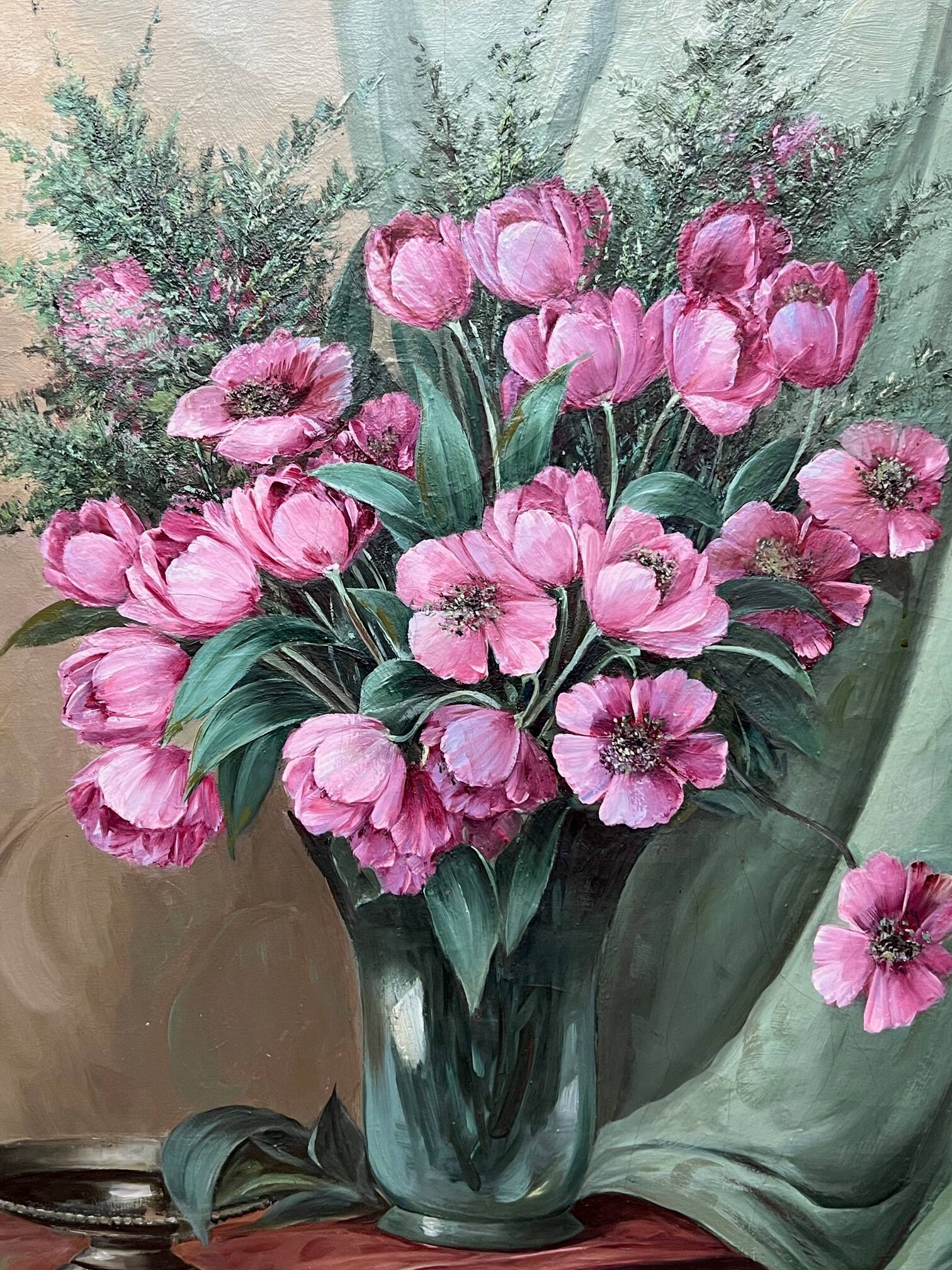 J.v. Langenhove. "Bouquet of flowers."