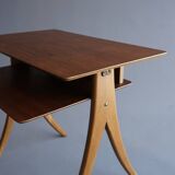 Table d'appoint en teck italien, années 1960