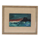 Original Mid Century Swedish Oil on Panel – “Waves” by Louis Zelig – Signed