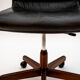 Fauteuil de bureau vintage en cuir