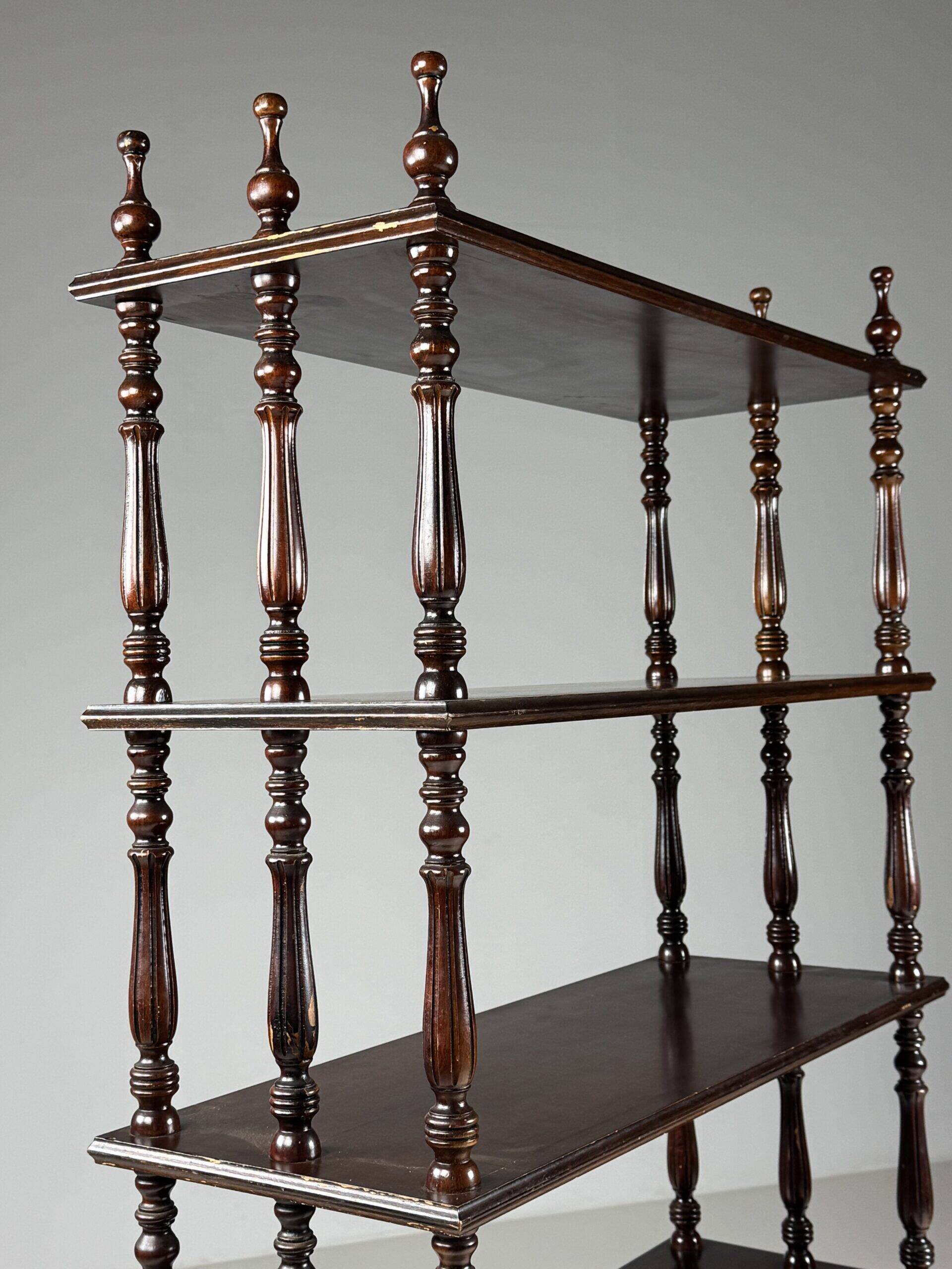 French mahogany étagère