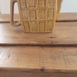 Sarreguemines earthenware pitcher