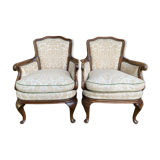 Pair of English armchairs