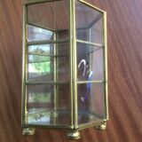 Brass display case