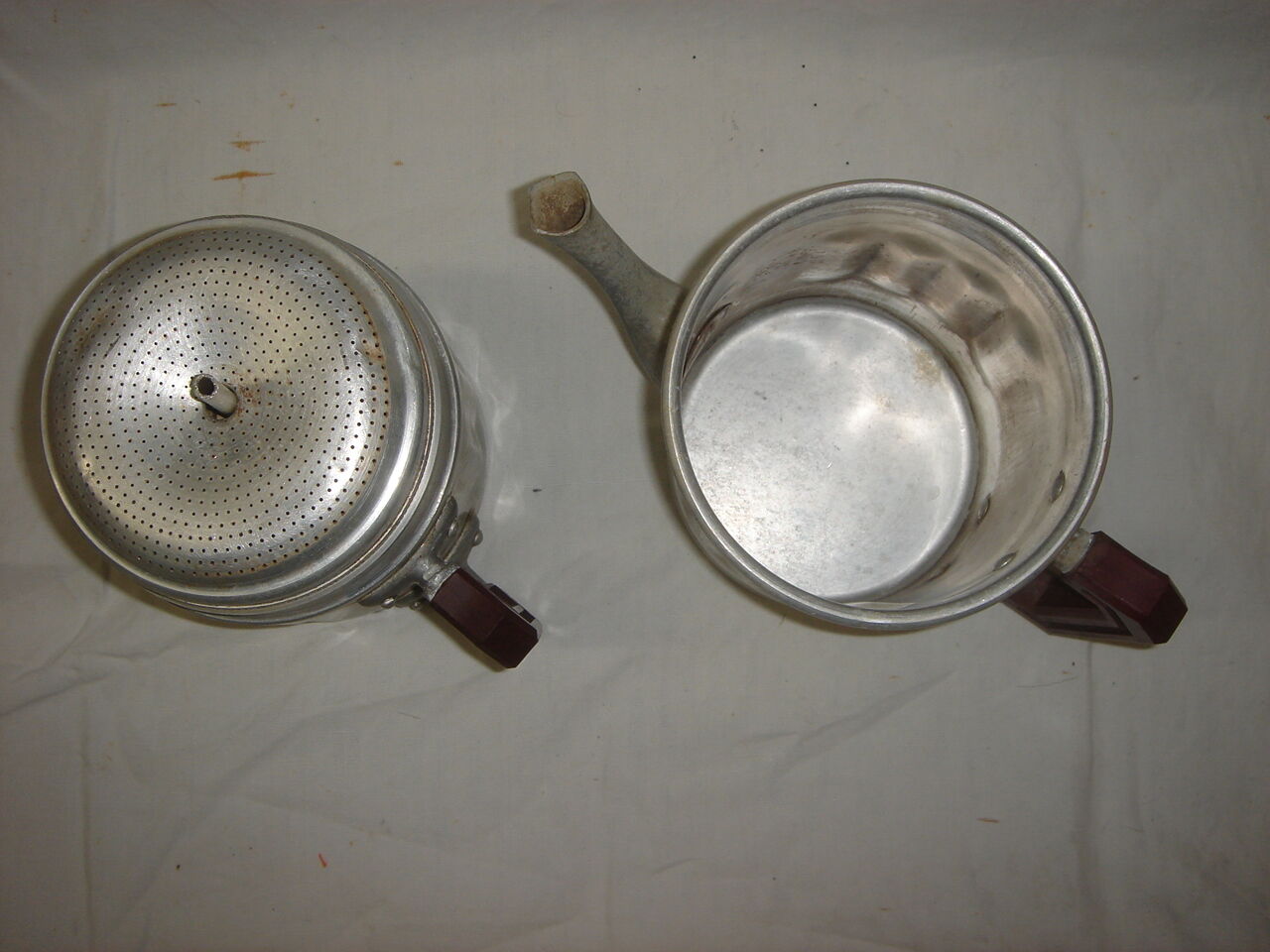 World War II coffee maker aluminium