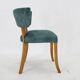 1950s Side Chair in Velvet , Italy