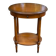 Bouillotte table guéridon oval in Louis XVI style certified NF Furniture