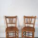 Lot de 2 chaises bistrot en bois