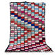 Berber carpet Boucherouite 165x265 cm