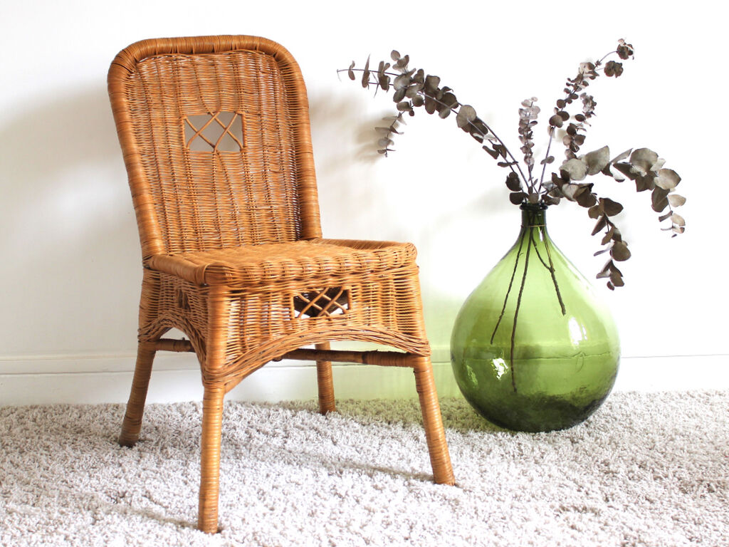 Vintage wicker chair