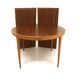 Walnut dining table, "Facett 3-132" Bertil Fridhagen, Sweden, 1960