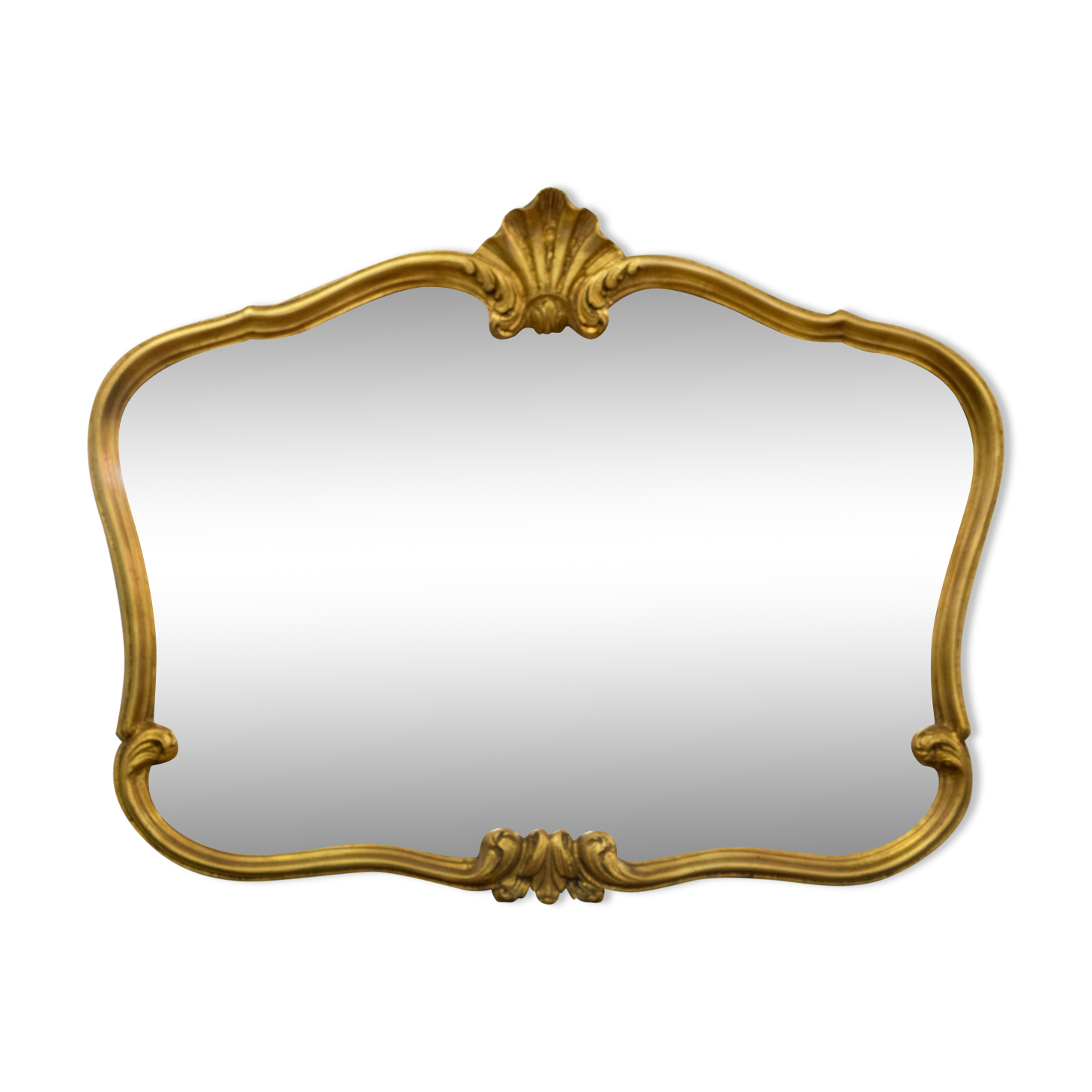 Miroir doré de style baroque 78x61cm