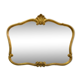 Miroir doré de style baroque 78x61cm