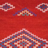 Tapis berbère rouge moyen atlas 154x93