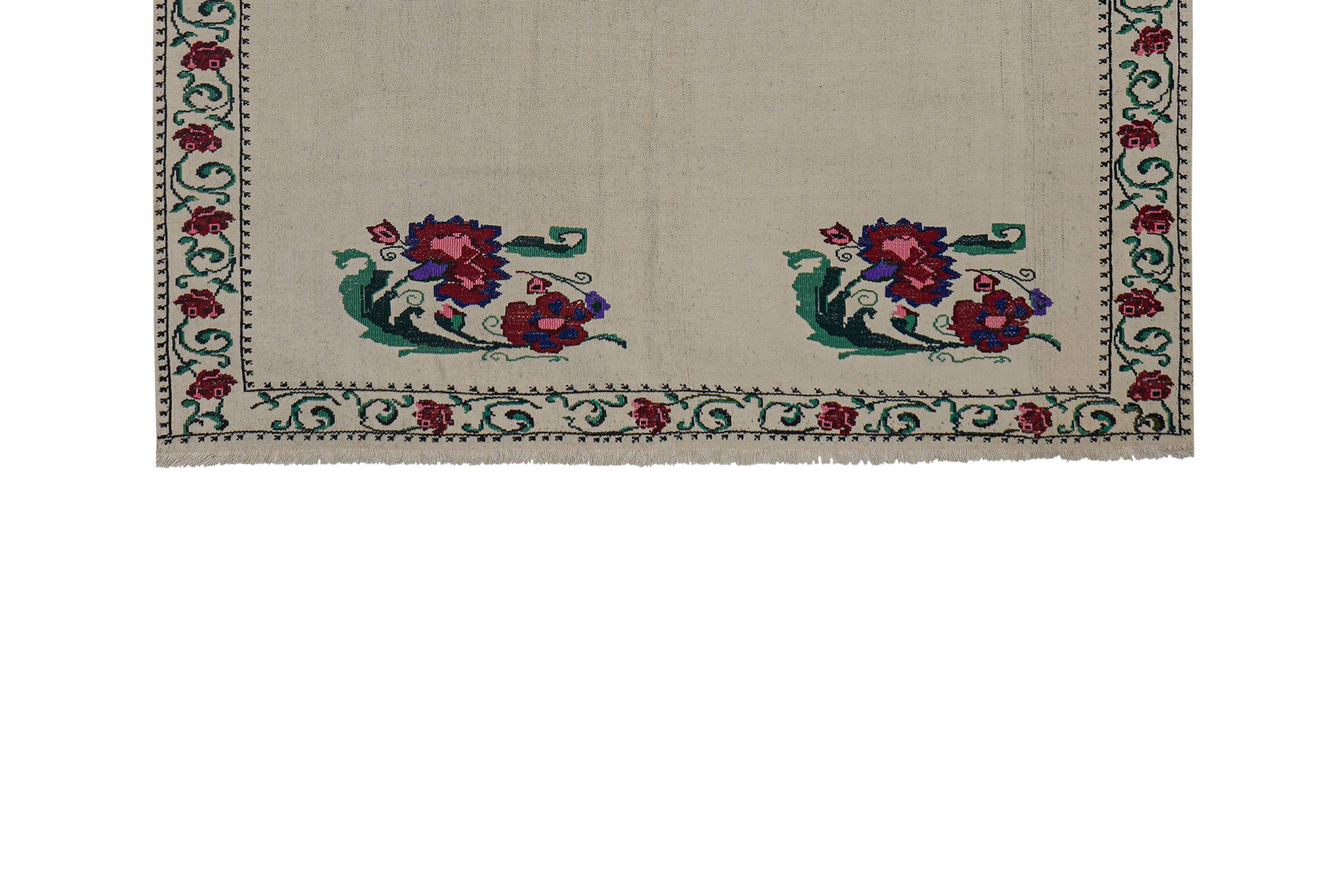 Vintage Turkish Oushak Handwoven Rug 167x198 cm