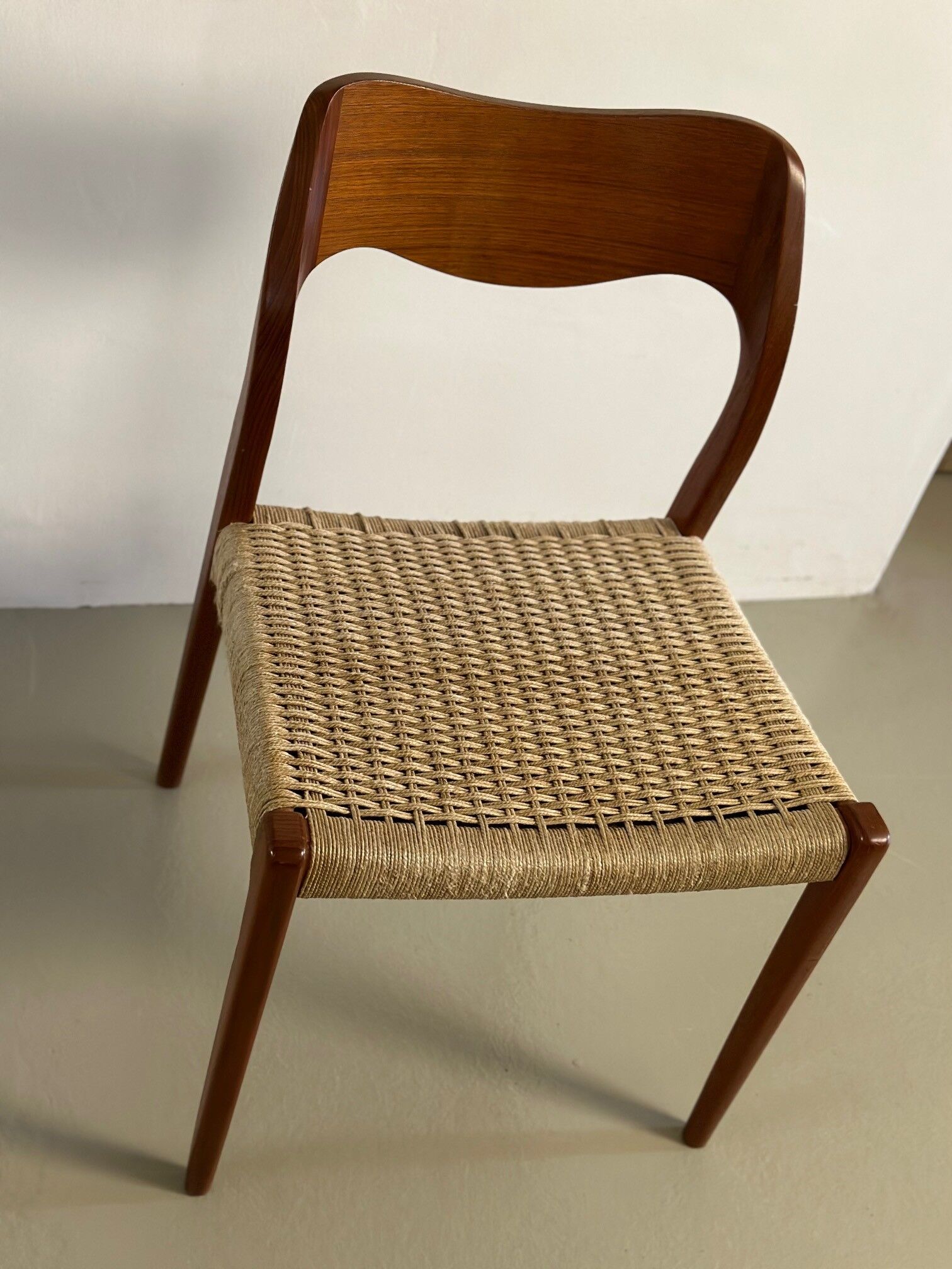 Set of 6 Moller chairs - model #71 (Design Niels O. Moller)