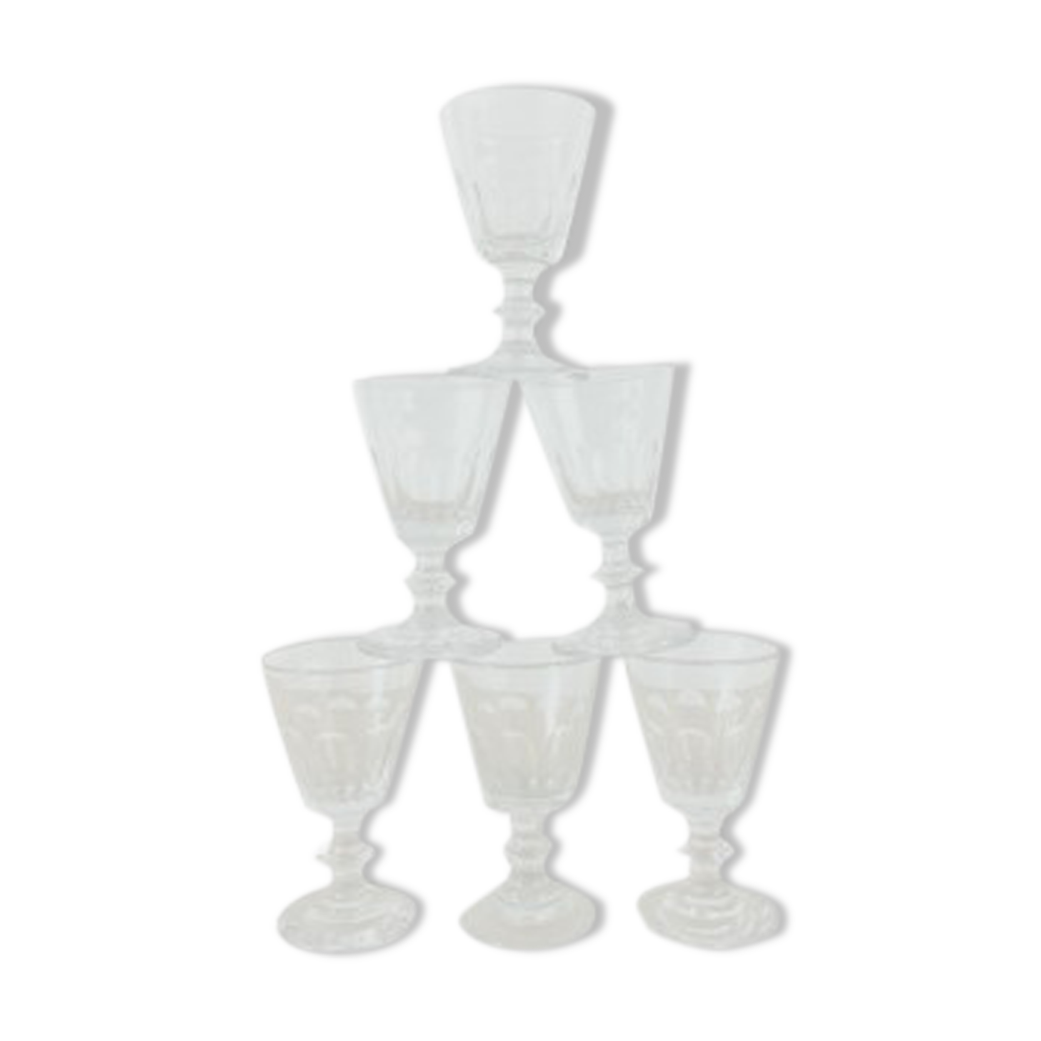 POP-UP NOEL Paris lot 6 verres