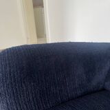 Sofa set + armchair + footrest Jean Prévost – 1970s