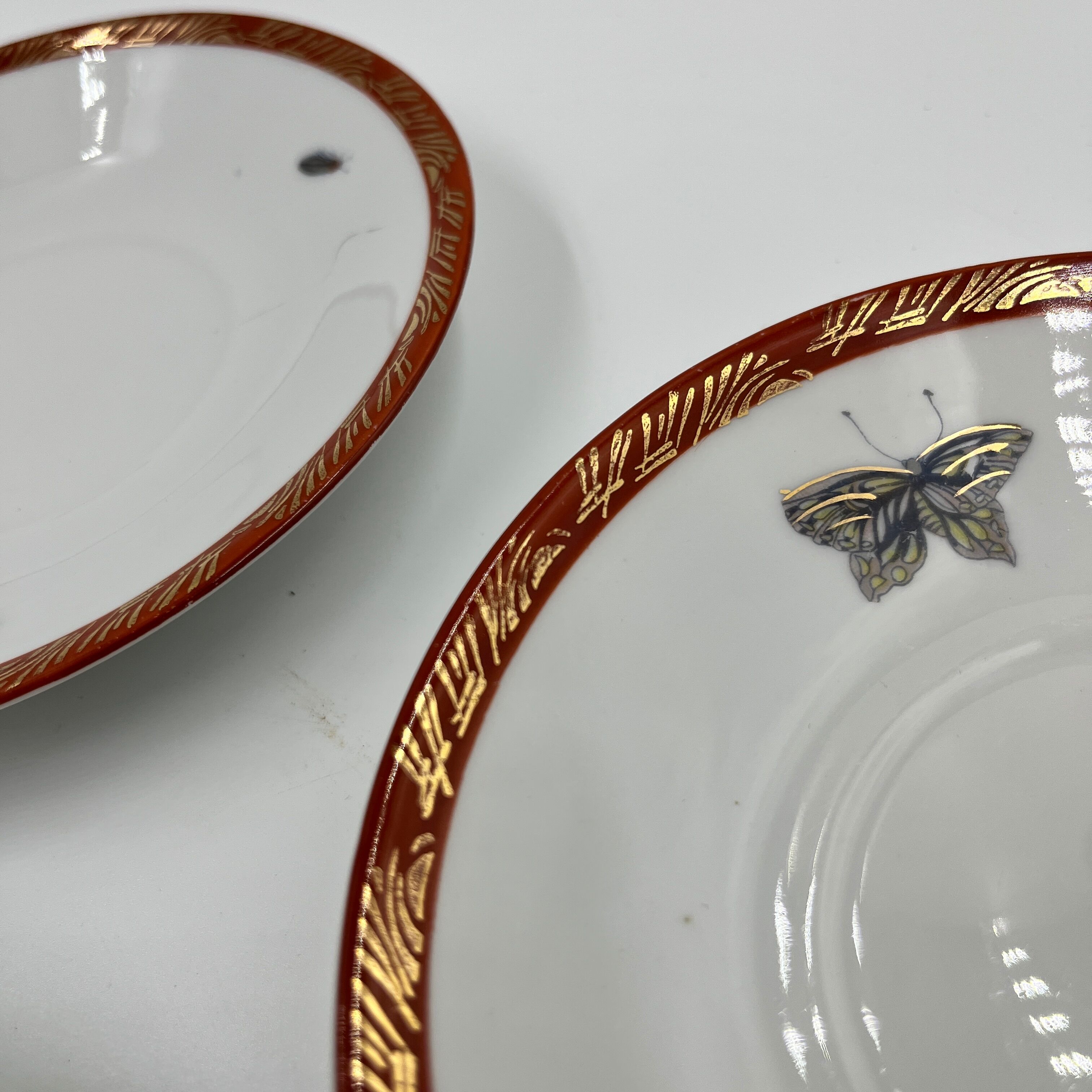 Set of 5 sub-cups Bavaria Japanese décor