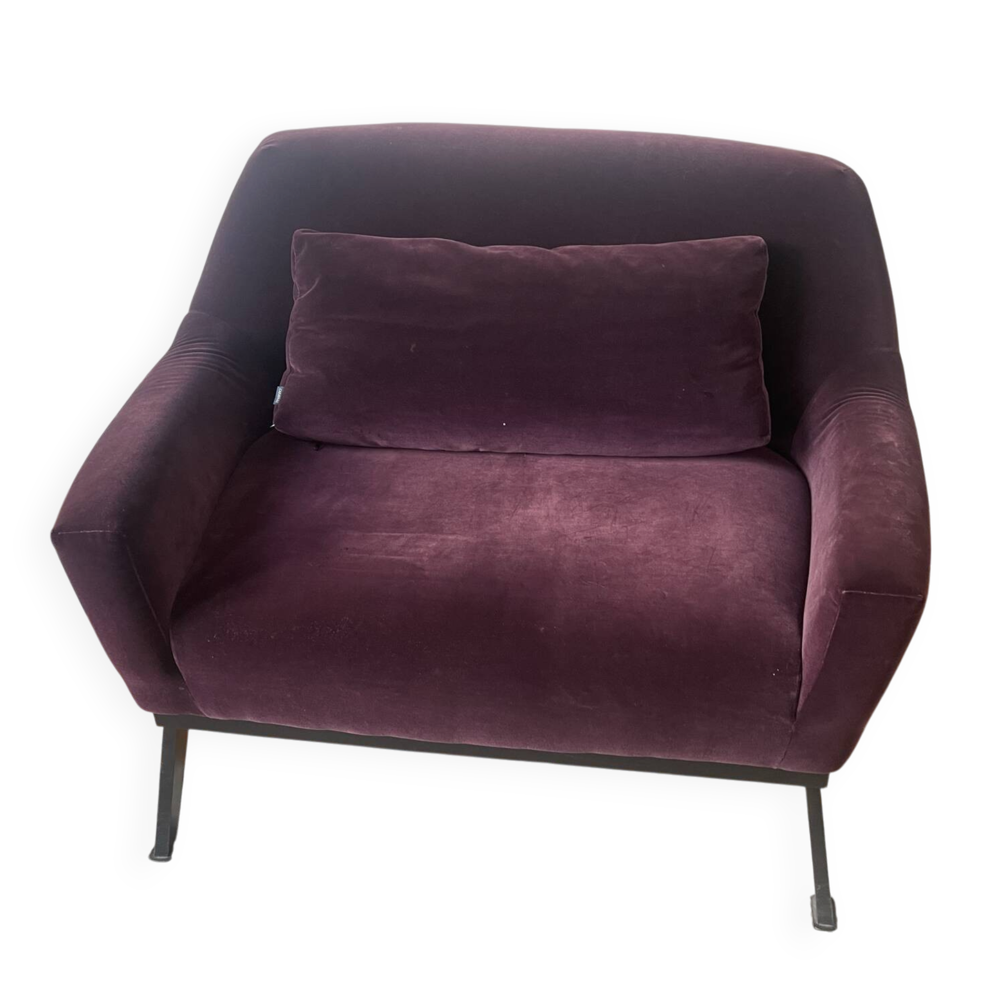 Armchair Caravage purple