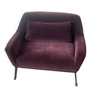 Fauteuil Caravage violet