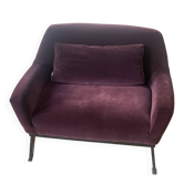Armchair Caravage purple