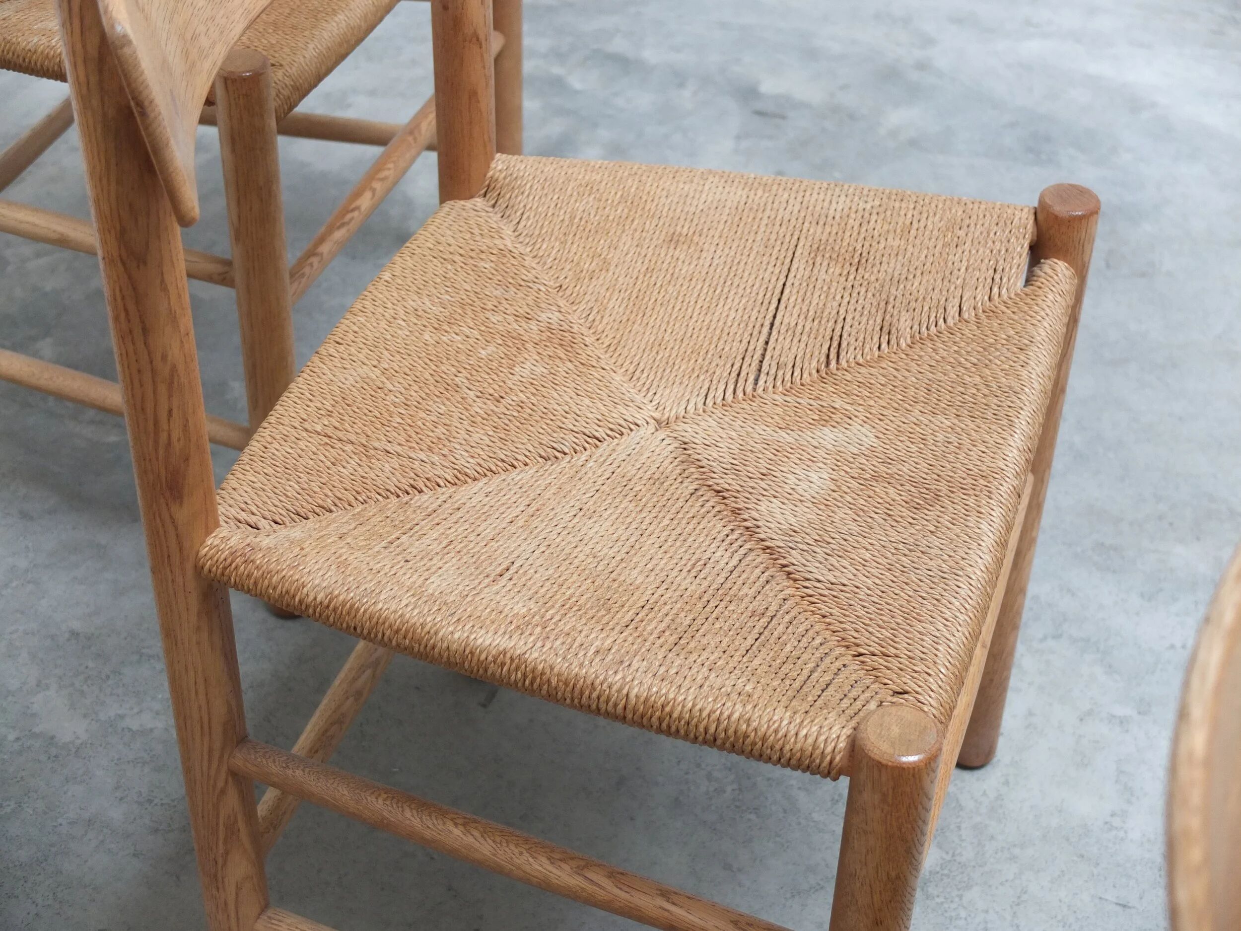 Ensemble précoce de 6 chaises de salle à manger 'J39' par Børge Mogensen pour FDB Møbler, 1947